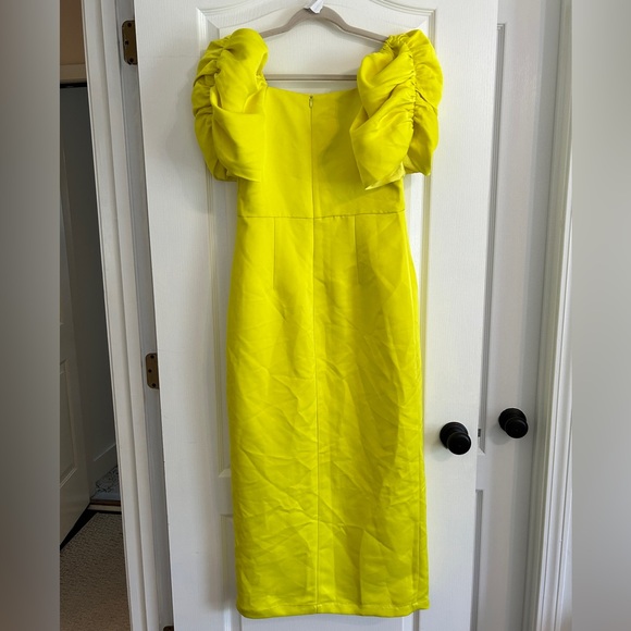 CLOSET CLOSING Revolve Yaura Tara Dress in Yellow Sz L - Picture 7 of 7